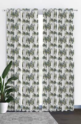 HOUZZCODE DESIGNER curtain Village Tree - D Green set of 4 4