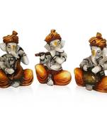 Set of 3 Instrumental Ganesha