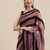 Multicolor woven georgette saree with blouse