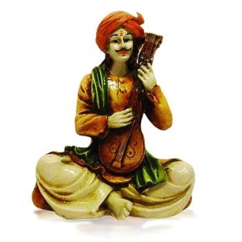 Rajasthani Man Playing Sitar 1