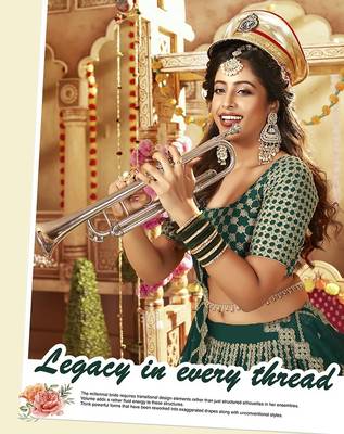 Designer Fancy Party Wear Lehenga Satin With Sequence Work Semi Stitched   4