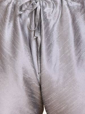 Grey plain cotton silk men-pyjamas 4