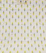 White embroidered cotton salwar