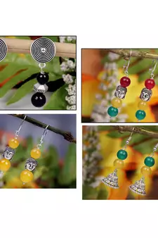 Multicolor earrings