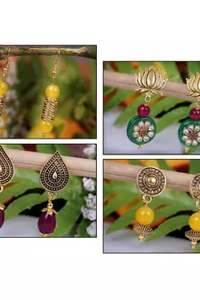 Multicolor earrings
