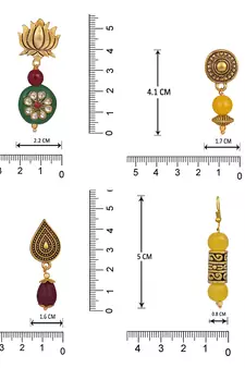 Multicolor earrings