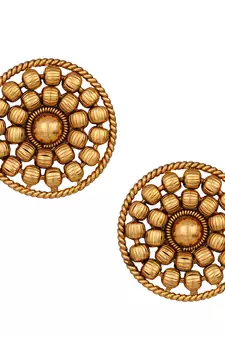 Gold earrings