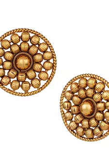 Gold earrings