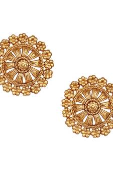 Gold earrings