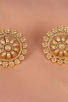 Gold earrings