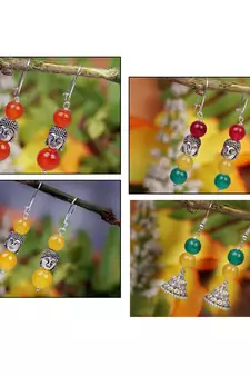 Multicolor earrings