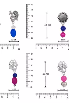 Multicolor earrings