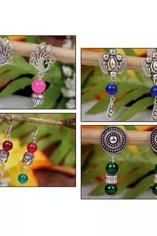 Multicolor earrings
