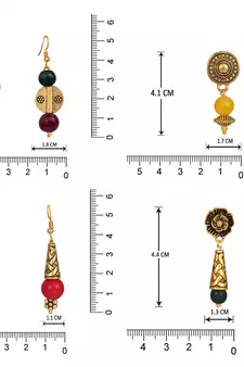 Multicolor earrings