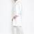 White plain silk blend sherwani