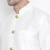 White plain silk blend sherwani