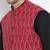 Black woven linen kurta-pajama