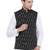 White woven linen kurta-pajama