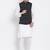 White woven linen kurta-pajama
