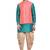 Green woven silk blend dhoti-kurta