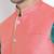 Green woven silk blend dhoti-kurta