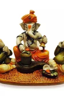 Ganesha Worshipping Lord Shiva
