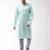 Blue woven blended cotton kurta-pajama