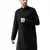 Black Cotton Blend Kurta