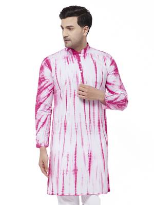 Pink Pure Cotton Kurta 1