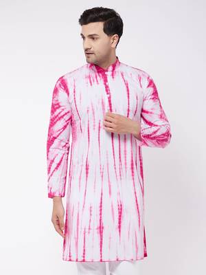Pink Pure Cotton Kurta 2