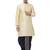 Gold embroidered silk blend dhoti-kurta