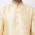 Gold embroidered silk blend dhoti-kurta