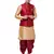 Gold woven silk blend dhoti-kurta