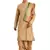 Mens' Rose Gold Cotton Blend Kurta Dhoti And Dupatta