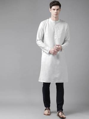 Grey Organic Cotton Kurta 2
