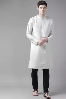 Grey Organic Cotton Kurta