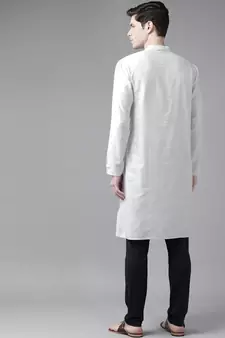 Grey Organic Cotton Kurta
