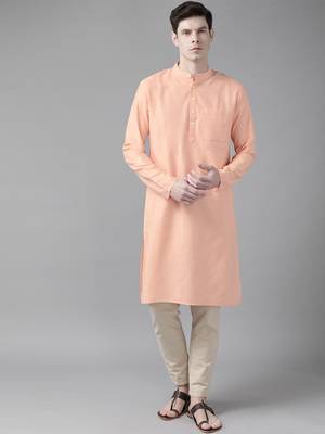 Orange Organic Cotton Kurta 2