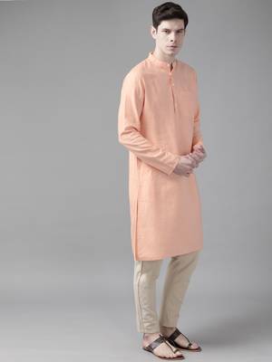 Orange Organic Cotton Kurta 3