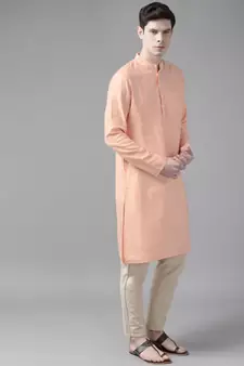 Orange Organic Cotton Kurta