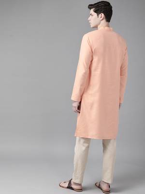 Orange Organic Cotton Kurta 4