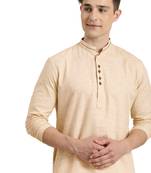 Men'S Pink Organic Cotton Kurta