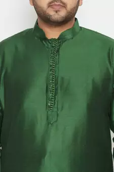 rose gold viscose blend kurta