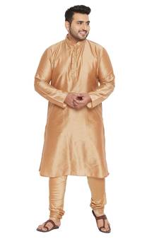 Men'S Green Viscose Blend Kurta Pyjama Set