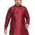 Maroon Silk Blend Kurta