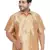 Rose Gold Silk Blend Ethnic Shirt