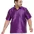 Purple Silk Blend Ethnic Shirt