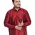 Maroon Silk Blend Ethnic Shirt