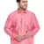 Pink Silk Blend Ethnic Shirt