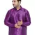 Purple Silk Blend Ethnic Shirt